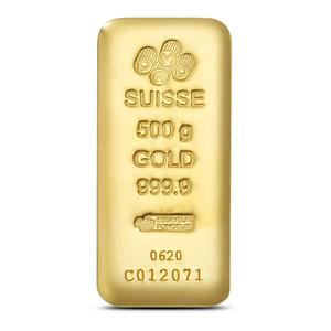 Switzerland / Gold Half Kilo Bar - Cast - reverse photo