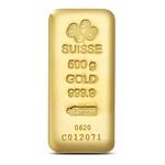 Gold Half Kilo Bar - Cast: Photo Coin, Switzerland, Gold Half Kilo Bar - Cast / thumbnail