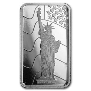Switzerland / Platinum Five Grams Bar - PAMP Liberty - obverse photo
