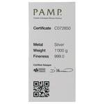 Silver Kilo Bar - PAMP Cast: Photo Coin, Switzerland, Silver Kilo Bar - PAMP Cast / thumbnail