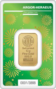 Switzerland / Gold Ten Grams 2022 Argor Heraeus Year of the Tiger - obverse photo