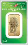 Gold Ounce 2022 Argor Heraeus Year of the Tiger: Photo Coin, Switzerland, Gold Ounce 2022 Argor Heraeus Year of the Tiger / thumbnail