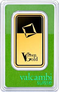 Switzerland / Gold Fifty Grams Bar - Valcambi Green Gold - obverse photo