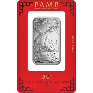 Switzerland / Silver Ounce 2021 Year of the Ox - reverse photo