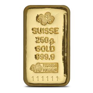 Switzerland / Gold Quarter Kilo Bar - Cast - reverse photo
