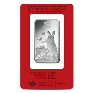 Switzerland / Silver Ounce Bar 2023 Year of the Rabbit - obverse photo
