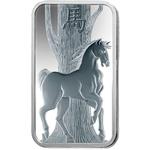 Silver Ten Grams Bar 2014 Year of the Horse: Photo Coin, Switzerland, Silver Ten Grams Bar 2014 Year of the Horse / thumbnail