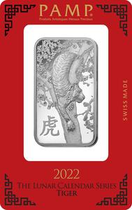 Switzerland / Silver Ounce 2022 PAMP Year of the Tiger - obverse photo