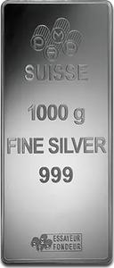Switzerland / Silver Kilo Bar - PAMP Fortuna, Early - reverse photo