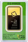 Gold Fifty Grams Bar - Valcambi Green Gold: Photo Coin, Switzerland, Gold Fifty Grams Bar - Valcambi Green Gold / thumbnail