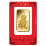 Gold One Hundred Grams Bar 2018 Year of the Dog: Photo Coin, Switzerland, Gold One Hundred Grams Bar 2018 Year of the Dog / thumbnail