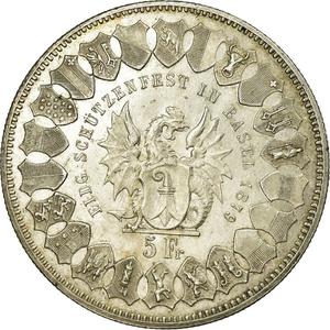 Switzerland / Shooting Thaler 1879 - reverse photo