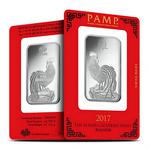 Silver Ounce Bar 2017 Year of the Rooster: Photo Coin, Switzerland, Silver Ounce Bar 2017 Year of the Rooster / thumbnail