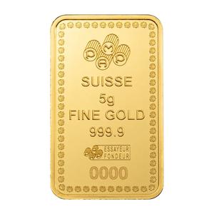 Switzerland / Gold Five Grams Bar - PAMP Diwali - obverse photo