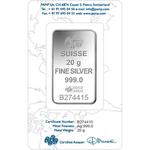 Silver Twenty Grams Bar - PAMP Rosa: Photo Coin, Switzerland, Silver Twenty Grams Bar - PAMP Rosa / thumbnail