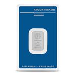 Palladium Five Grams Bar - Argor-Heraeus: Photo Coin, Switzerland, Palladium Five Grams Bar - Argor-Heraeus / thumbnail