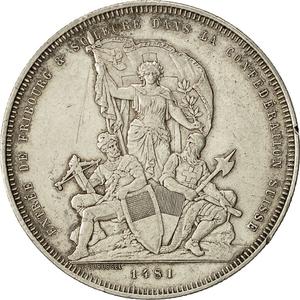 Switzerland / Shooting Thaler 1881 - reverse photo