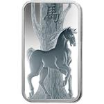 Silver One Hundred Grams Bar 2014 Year of the Horse: Photo Coin, Switzerland, Silver One Hundred Grams Bar 2014 Year of the Horse / thumbnail