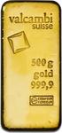 Gold Half Kilo Bar - Valcambi, Cast: Photo Coin, Switzerland, Gold Half Kilo Bar - Valcambi, Cast / thumbnail