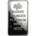 Platinum Five Ounces Bar - PAMP Fortuna: Photo Coin, Switzerland, Platinum Five Ounces Bar - PAMP Fortuna / thumbnail