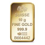 Gold Ten Grams Bar - PAMP Fortuna: Photo Coin, Switzerland, Gold Ten Grams Bar - PAMP Fortuna / thumbnail