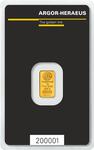 Gold Gram Bar - Argor-Heraeus Kinebar: Photo Coin, Switzerland, Gold One Gram Kine Bar / thumbnail