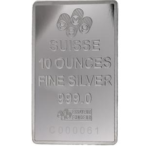 Switzerland / Silver Ten Ounces Bar - PAMP Rosa - obverse photo