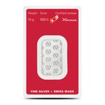 Silver Ten Grams Bar - Argor-Heraeus: Photo Coin, Switzerland, Silver Ten Grams Bar - Argor-Heraeus / thumbnail