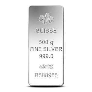 Switzerland / Silver Half Kilo Bar - PAMP Rosa - obverse photo