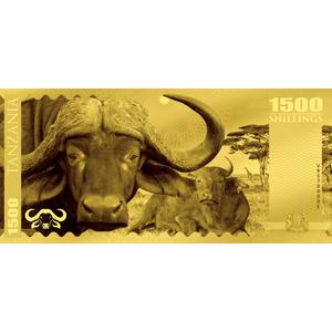 Tanzania / Gold Gram 2018 Big Five - Buffalo - reverse photo