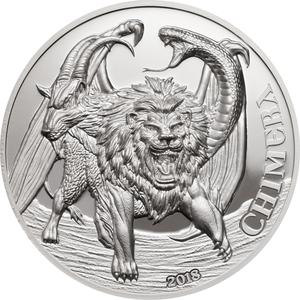 Tanzania / Silver Two Ounces 2018 Hybrid Animals - Chimera - reverse photo