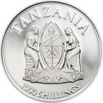 One Thousand Shillings Silver 2014 Canonization of the Popes: Photo Coin, Tanzania, One Thousand Shillings Silver 2014 Canonization of the Popes / thumbnail