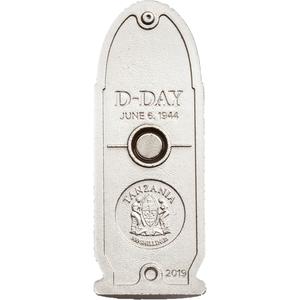 Tanzania / Silver Half Ounce 2019 D-Day - reverse photo