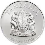 One Hundred Shillings 2016 Amazon Rainforest: Photo Coin, Tanzania, One Hundred Shillings 2016 Amazon Rainforest / thumbnail