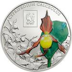 One Hundred Shillings 2016 Lady’s Slipper Orchid: Photo Coin, Tanzania, One Hundred Shillings 2016 Lady’s Slipper Orchid / thumbnail