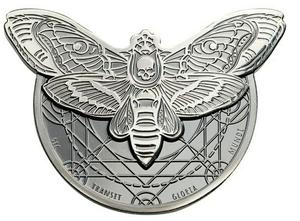 Tanzania / Silver Two Ounces 2018 Deaths Head - reverse photo