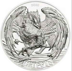 Tanzania / Silver Two Ounces 2018 Griffin - reverse photo