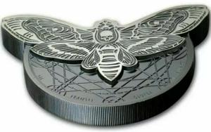 Tanzania / Silver Two Ounces 2018 Deaths Head - obverse photo