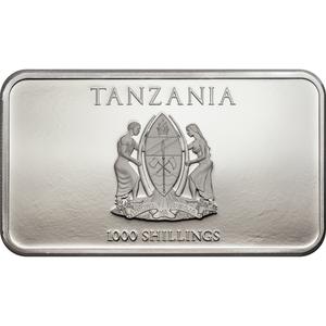 Tanzania / Silver Ounce 2014 Three Wise Monkeys - obverse photo