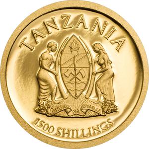 Tanzania / Gold Half Gram 2013 Cheeta - obverse photo