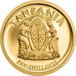 Gold Half Gram 2013 Cheeta: Photo Coin, Tanzania, Gold Half Gram 2013 Cheeta / thumbnail