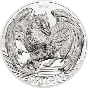 Tanzania / Silver Two Ounces 2018 Hybrid Animals - Griffin - reverse photo