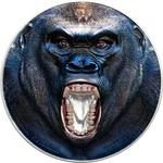 Silver Two Ounces 2019 Western Gorilla: Photo Coin, Tanzania, Silver Two Ounces 2019 Western Gorilla / thumbnail