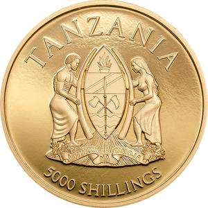 Tanzania / Gold Ounce 2016 Big Five - Black Rhino - obverse photo