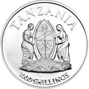 Tanzania / One Thousand Shillings 2014 Vulture - obverse photo