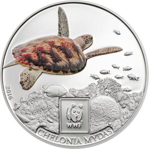 Tanzania / One Hundred Shillings 2016 Green Sea Turtle - reverse photo