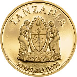 Tanzania / Gold Ounce 2015 Big Five - Elephant - obverse photo