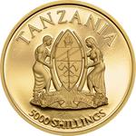 Gold Ounce 2015 Big Five - Elephant: Photo Coin, Tanzania, Gold Ounce 2016 Big Five - Elephant / thumbnail
