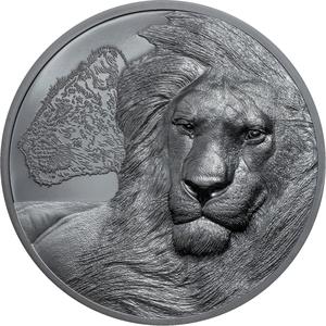 Tanzania / Silver Two Ounces 2021 Lions - reverse photo