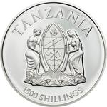 Silver Two Ounces 2020 American Grizzly Bear: Photo Coin, Tanzania, Silver Two Ounces 2020 American Grizzly Bear / thumbnail